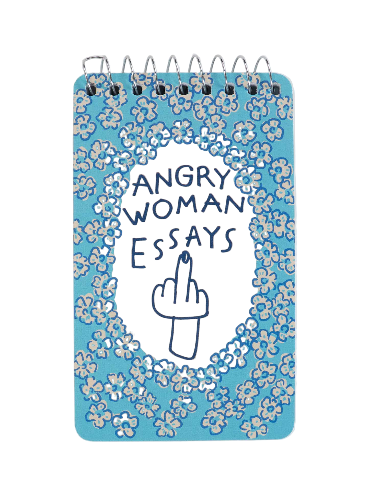 Angry Woman Essays 3x5 Spiral Notebook