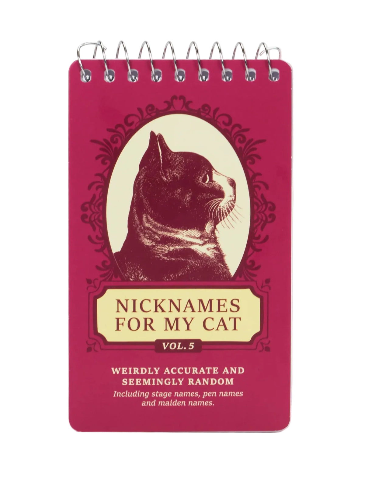 Nicknames For My Cat Notepad