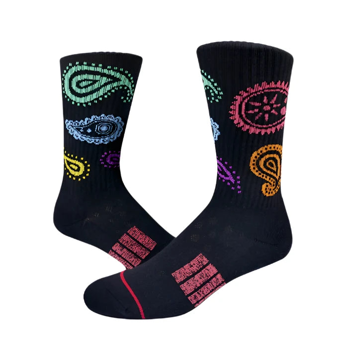 Colorful Paisley Socks