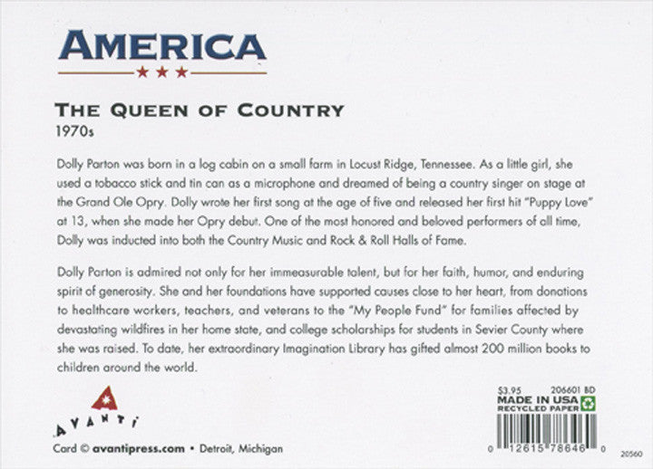 Dolly Parton Card