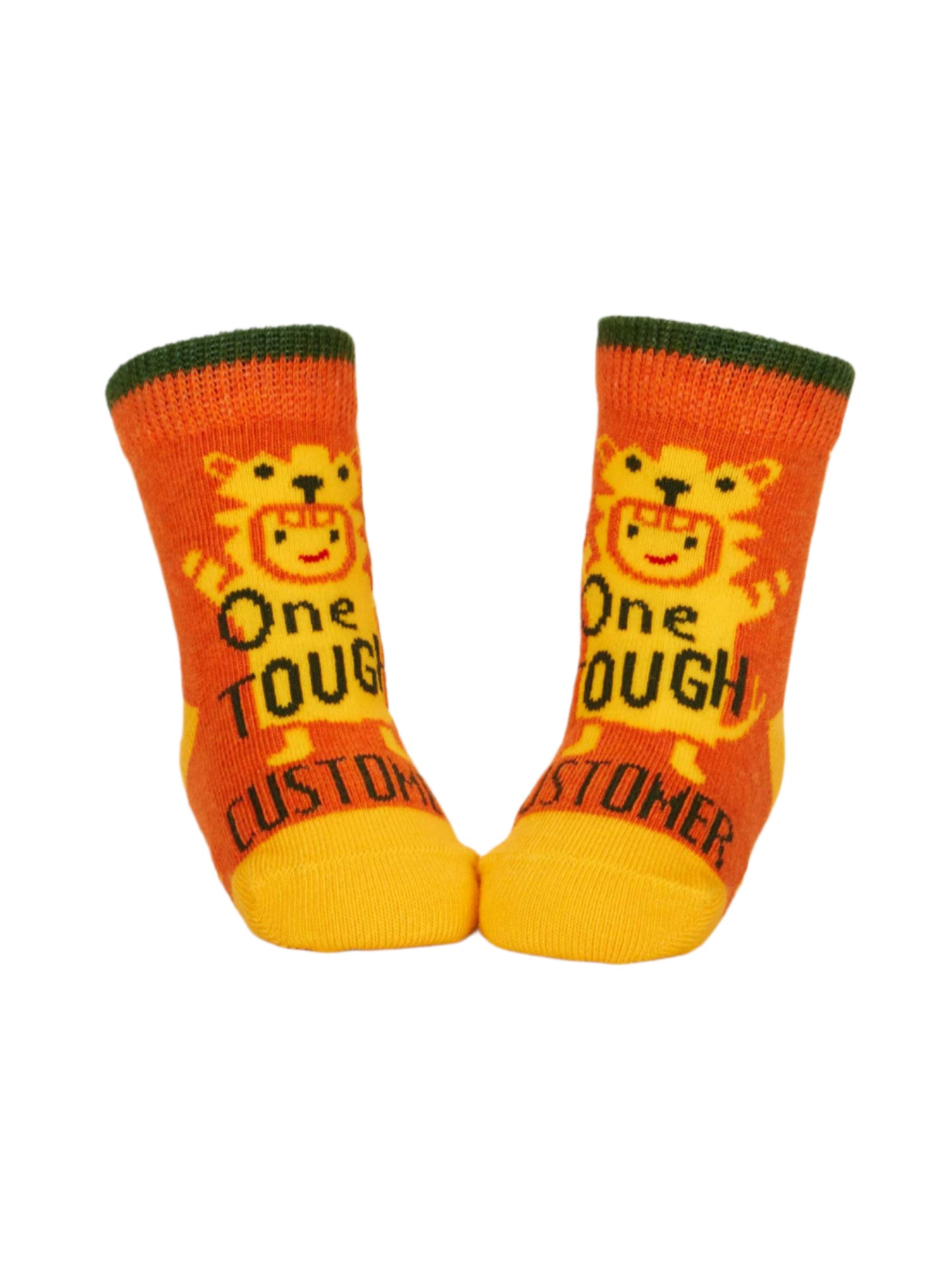 One Tough Customer/ Reflecting On My Behavior Baby Socks