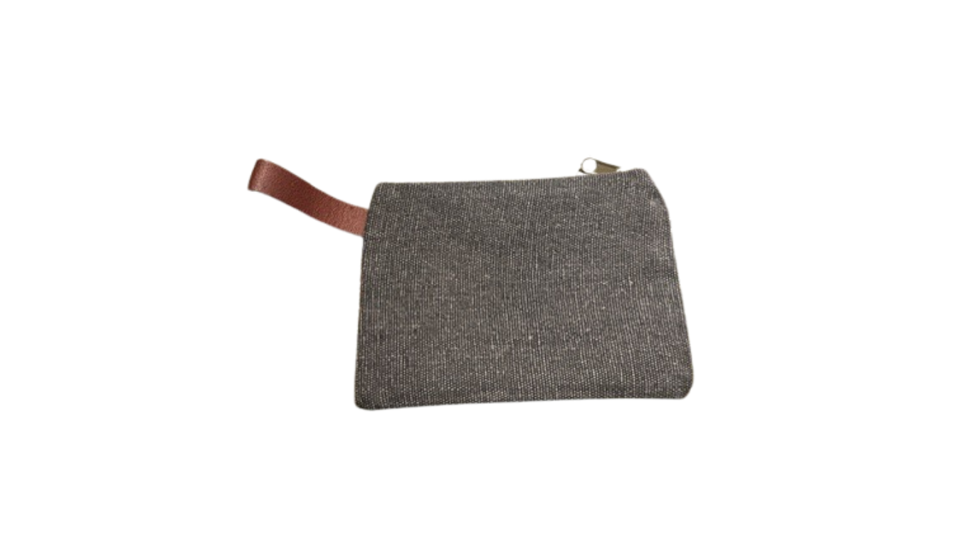 Medium Bee Canvas Pouch