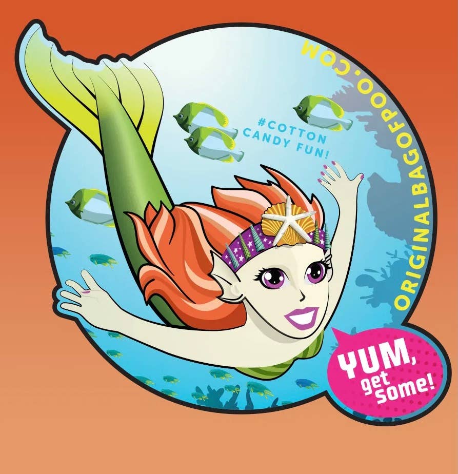 The Original Bag of Poo® (Mermaid Cotton Candy Poo)