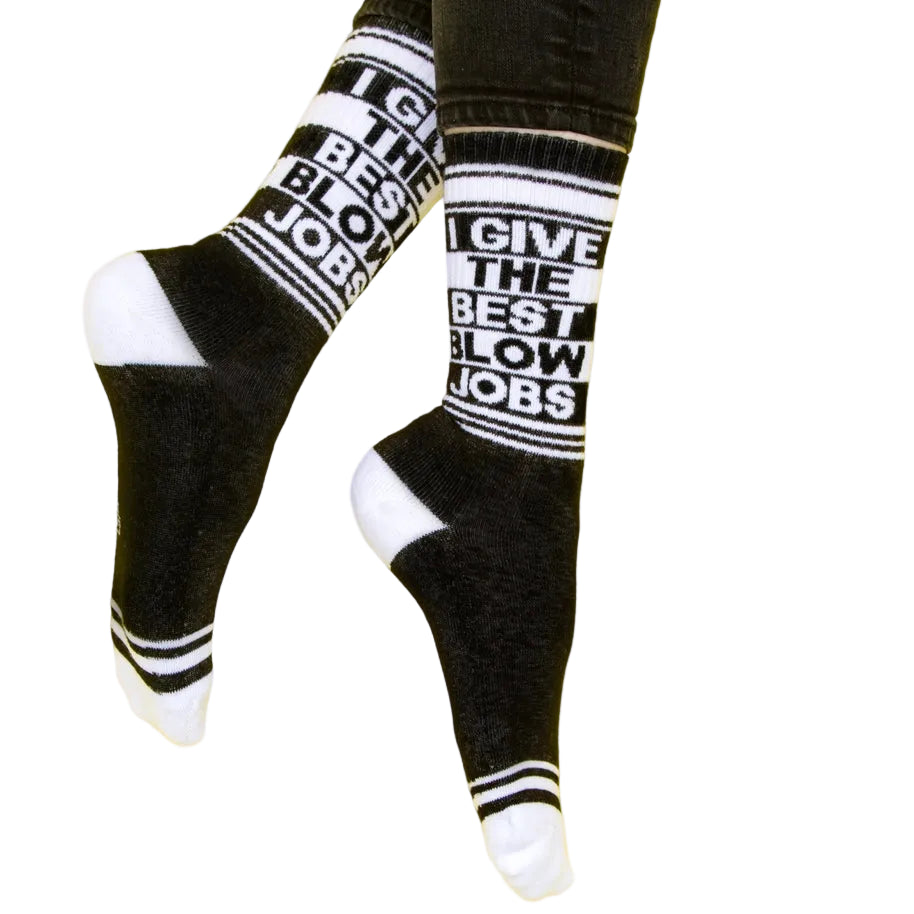 I Give the Best Blow Jobs Socks