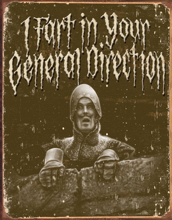 Python - In Your Direction Tin Sign