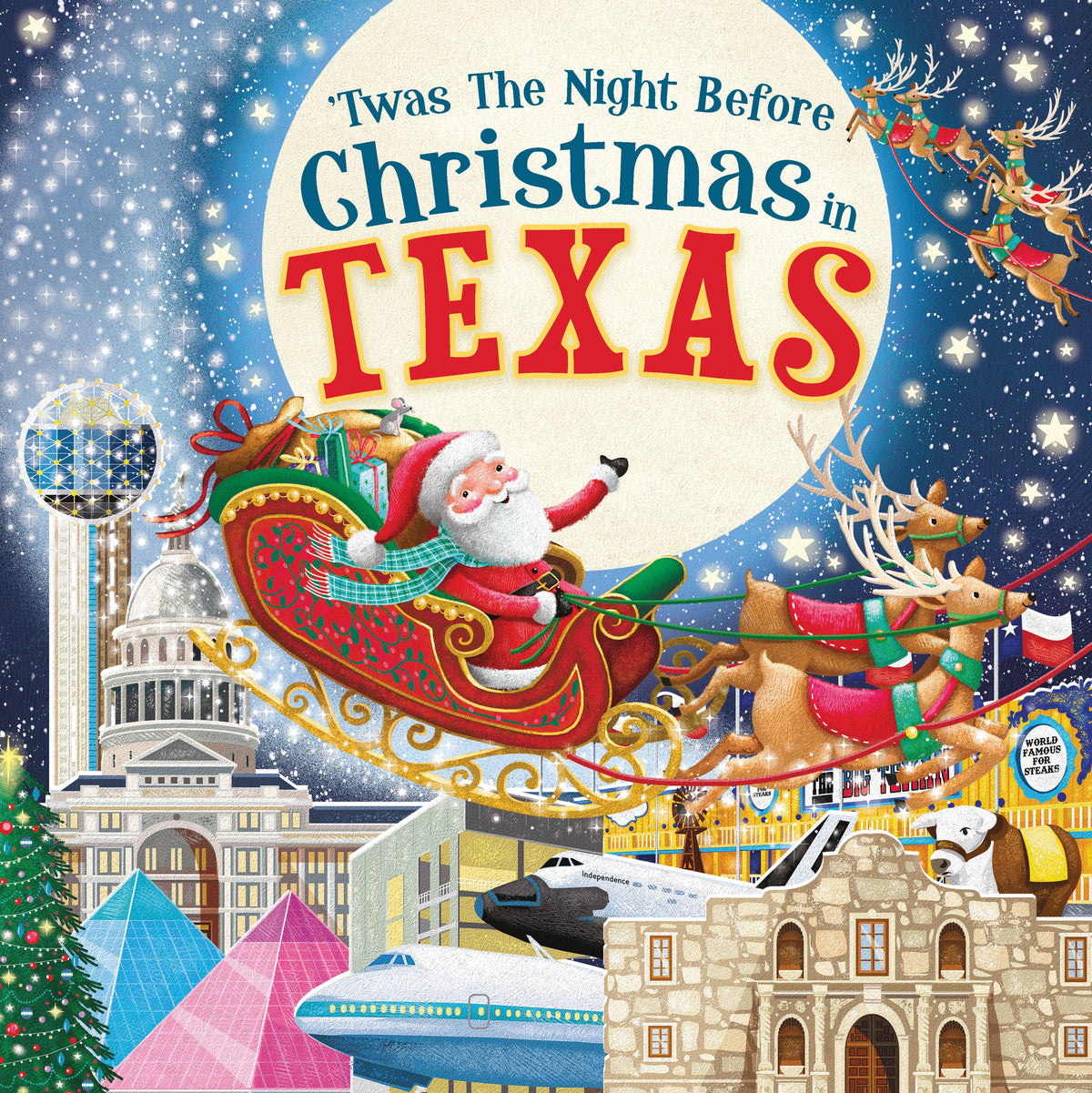 'Twas the Night Before Christmas in Texas Book