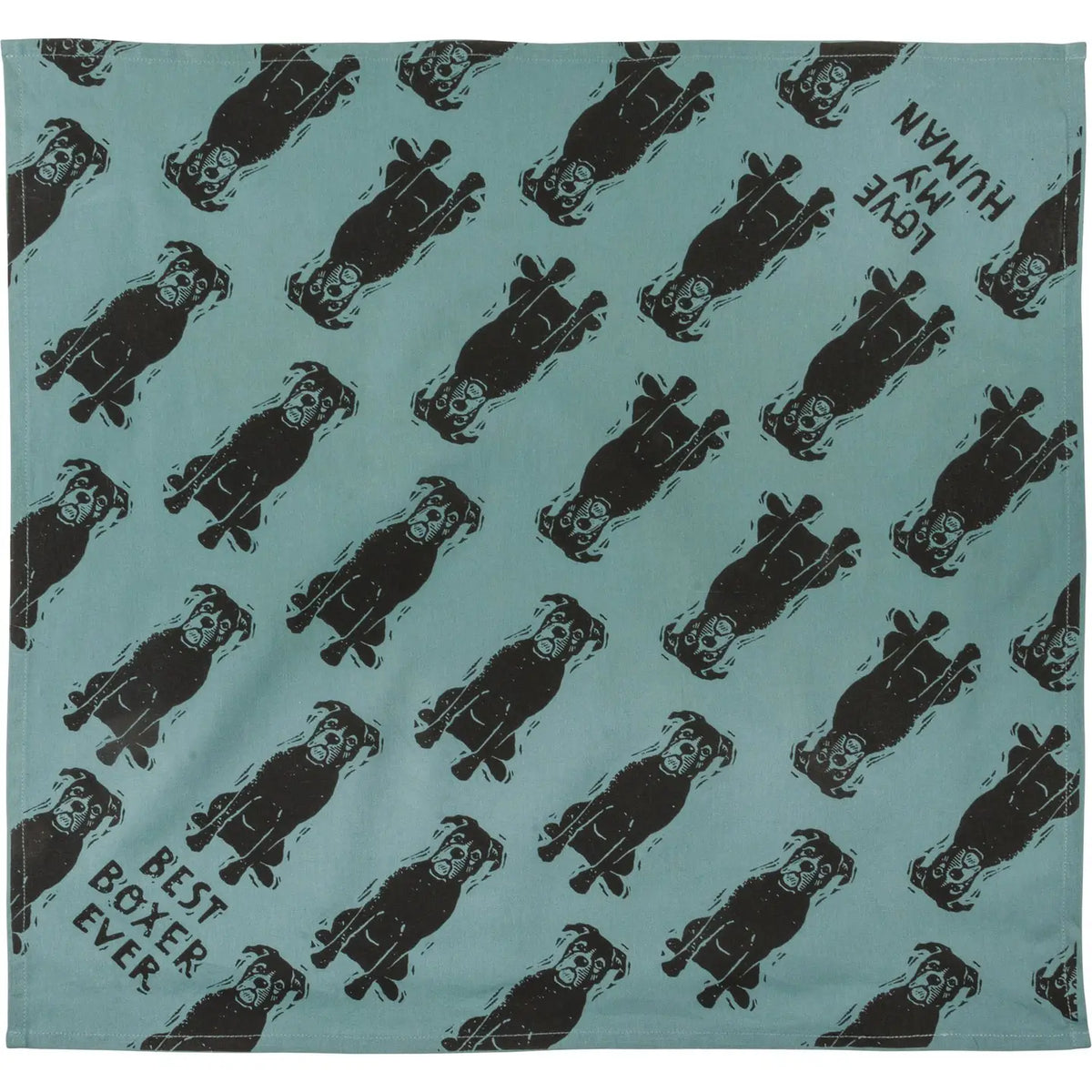 Boxer/Love My Human Large Pet Bandana