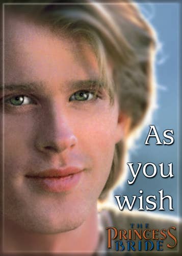 Princess Bride As You Wish-Princess Bride Magnet