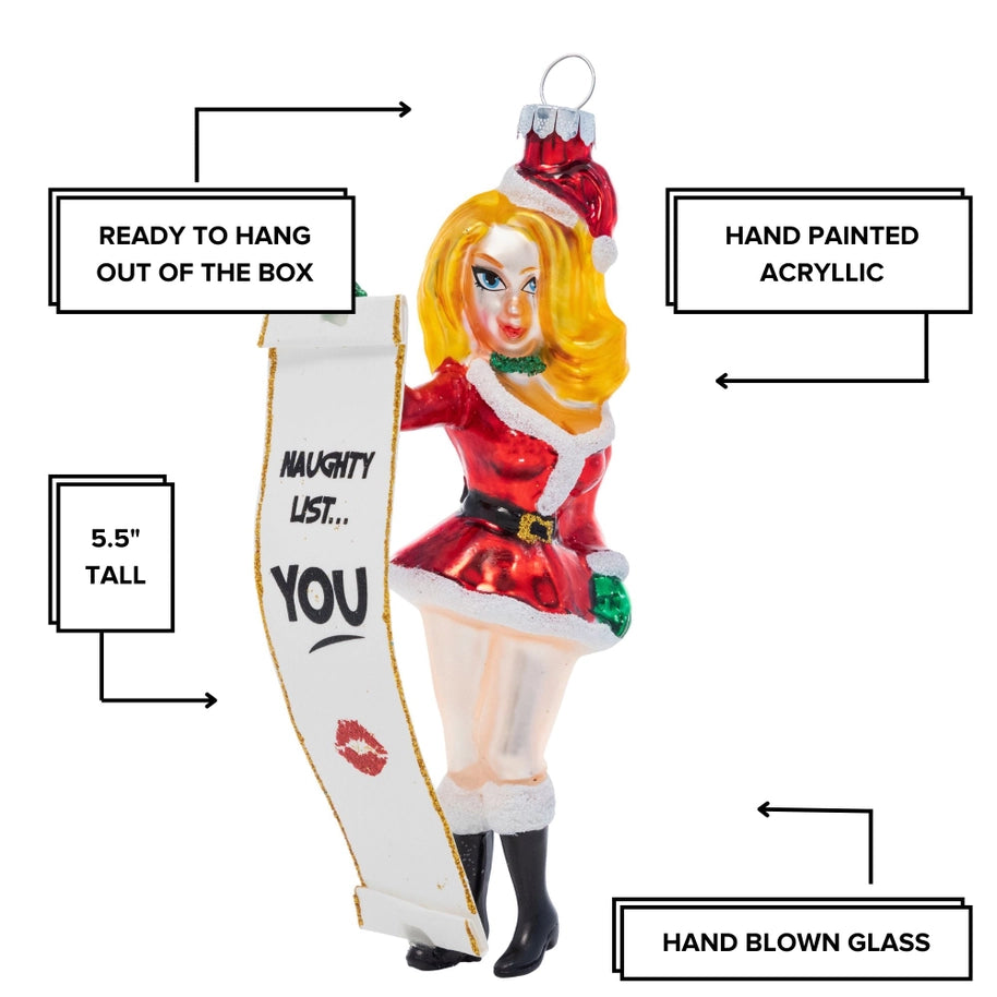 The Naughty List Ornament