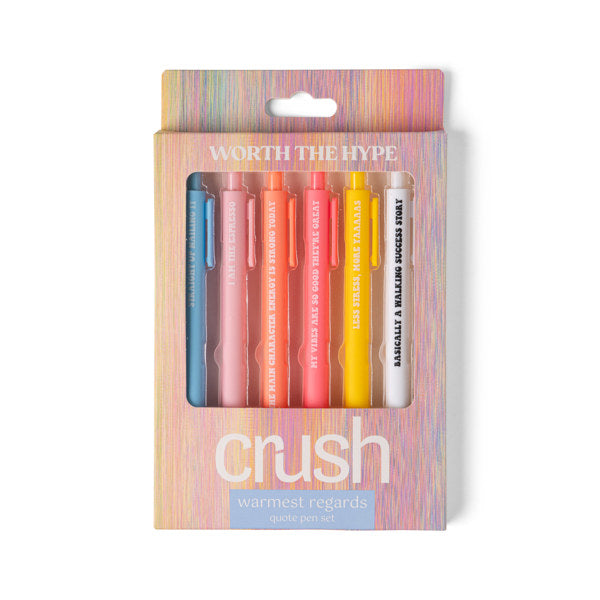 Warmest Regards Quote Pen Set