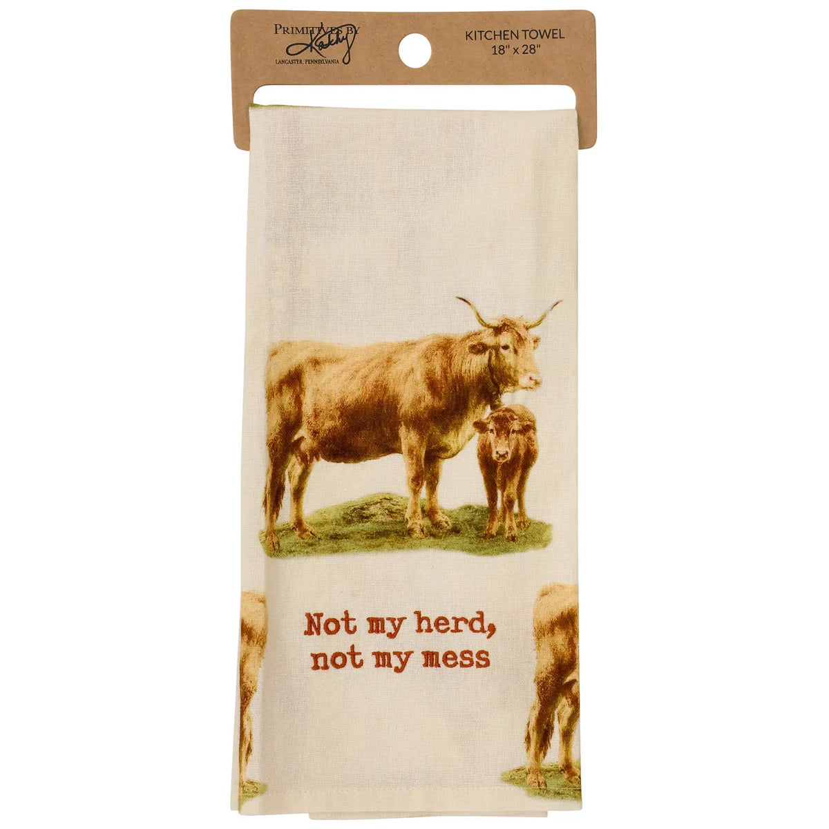 Not My Herd Not My Mess Kitchen Towel