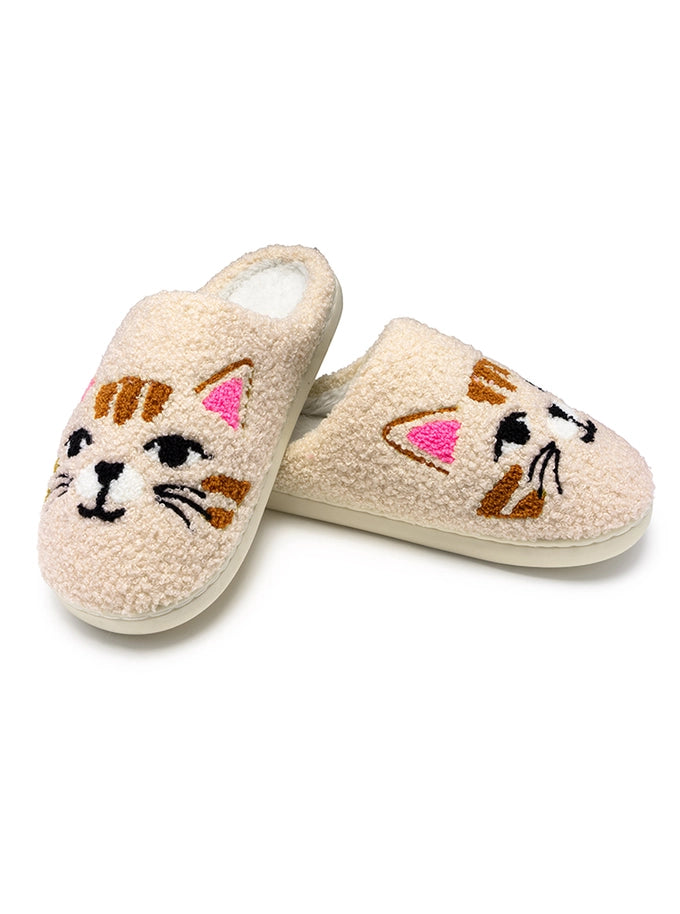 Cat Face Kids Slippers