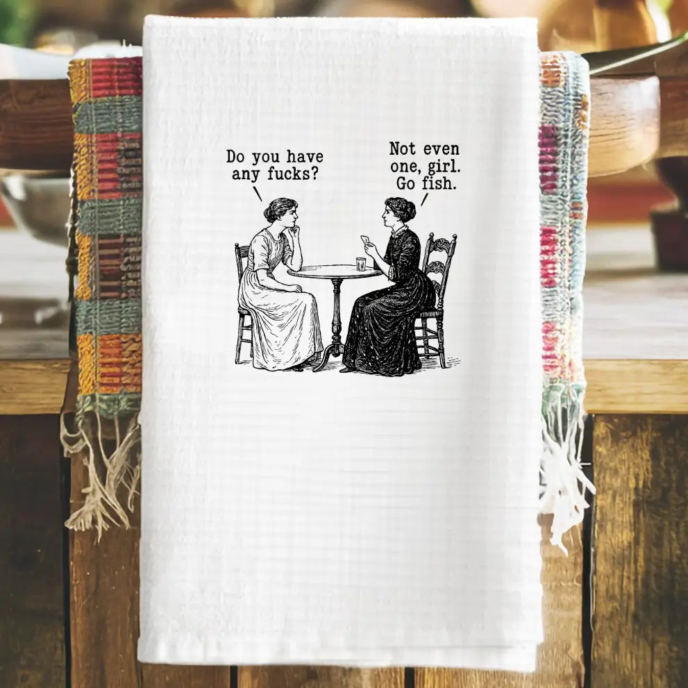 Go Fish Tea Towel