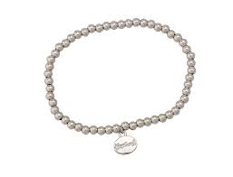 Alex Carol Silver Ball Bracelet-4mm