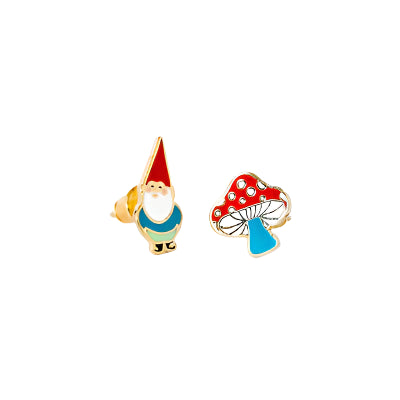 Gnome & Mushroom Earrings