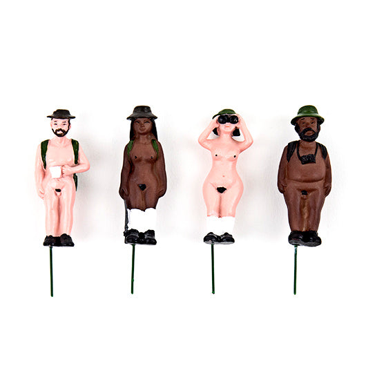 Mini Naked Ramblers Plant Pot Markers