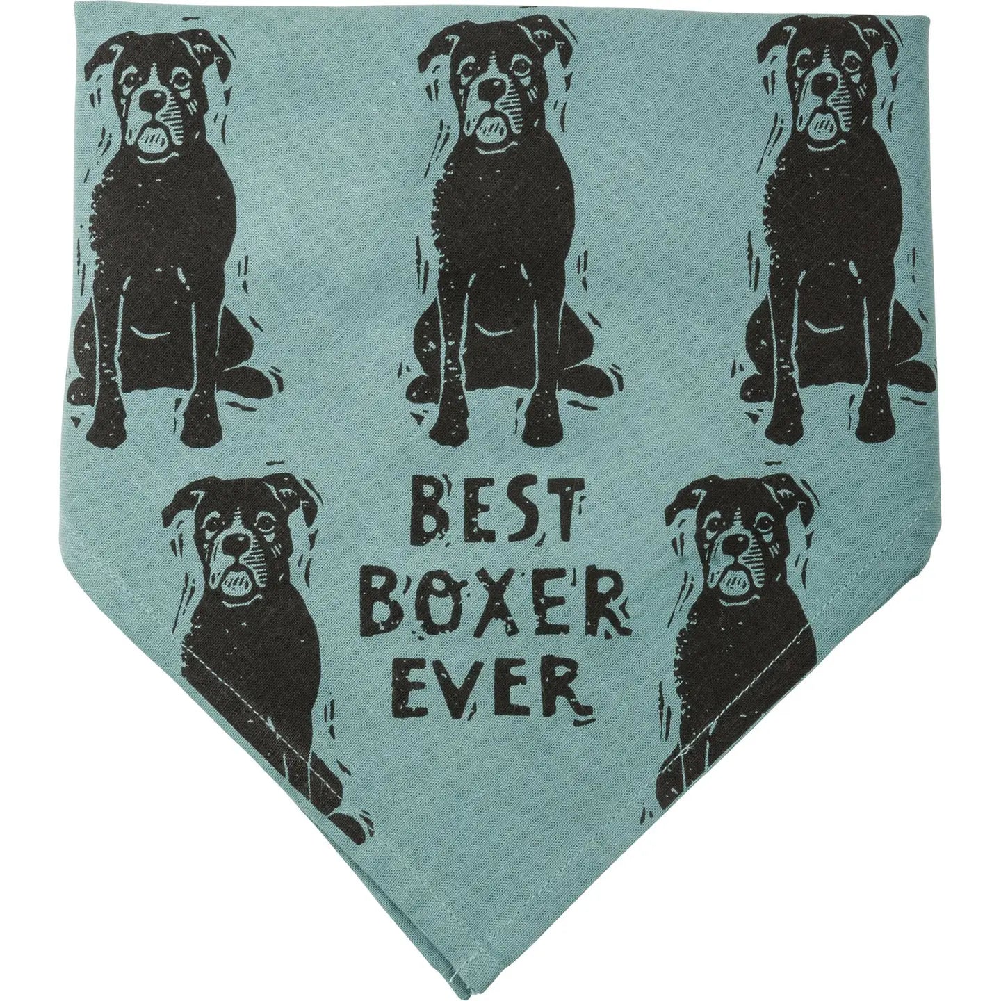 Boxer/Love My Human Large Pet Bandana