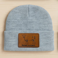 Raised in a Barn Cow Country Western Hat for Kids Rural Farm