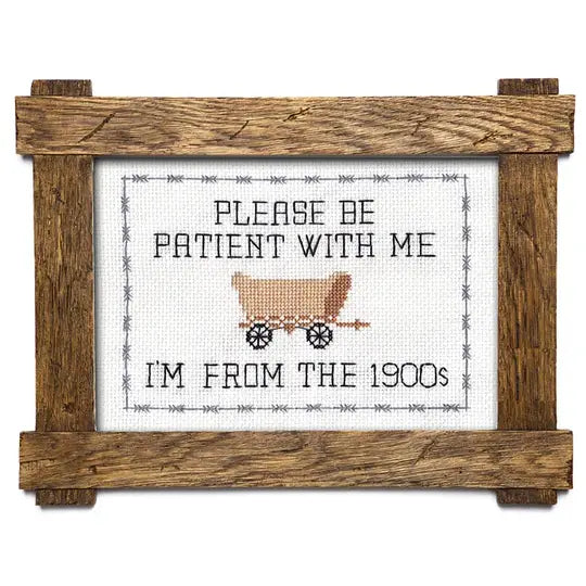 Please Be Patient with Me Cross-Stitch Kit