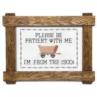 Please Be Patient with Me Cross-Stitch Kit
