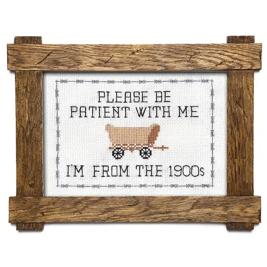Please Be Patient with Me Cross-Stitch Kit
