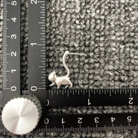 Creative Lazy Cat Frosted Design Ear Studs