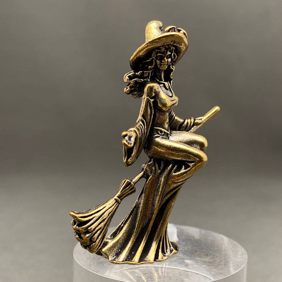 Brass Witch Crafts Desktop Ornament