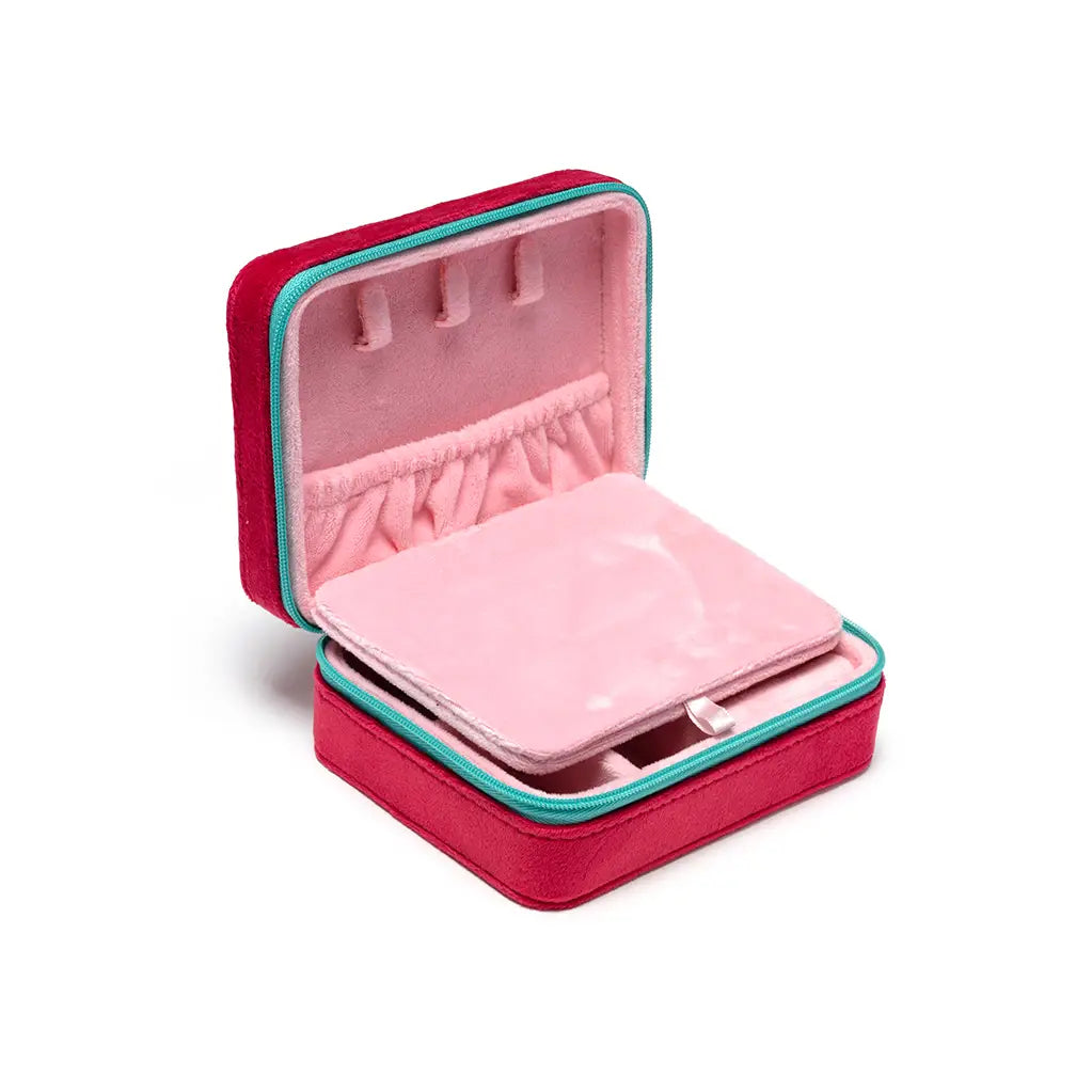 Strawberry Season Jewelry Zip Case