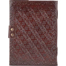 Leather Embossed Celtic Heart Journal With Lock