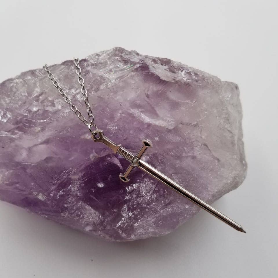 Silver Sword Necklace