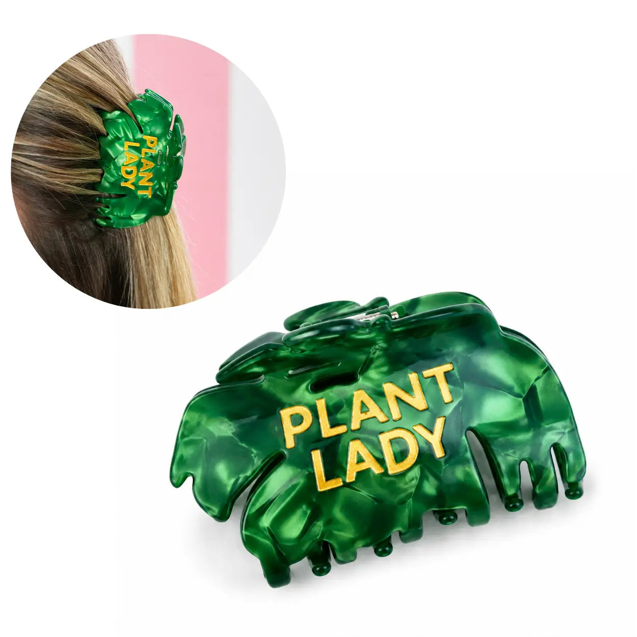 Plant Lady - Monstera Leaf Hair Claw Clip