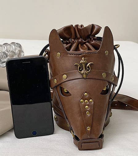 Horse Bucket Bag Punk Animals Crossbody Bag