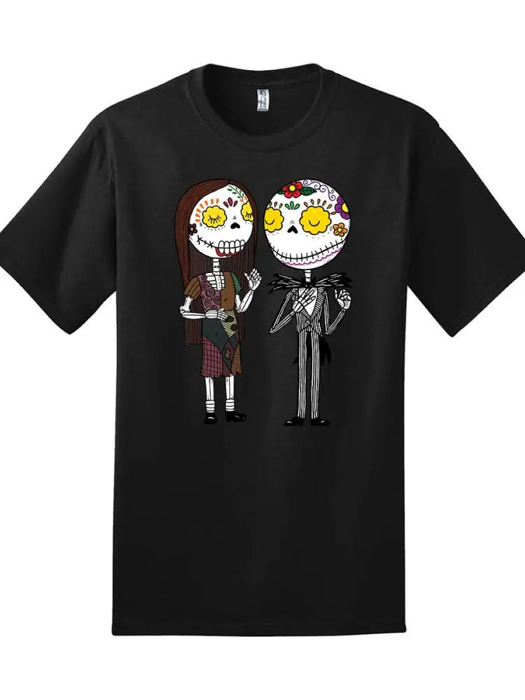 Jack & Sally Day of the Dead T-Shirt