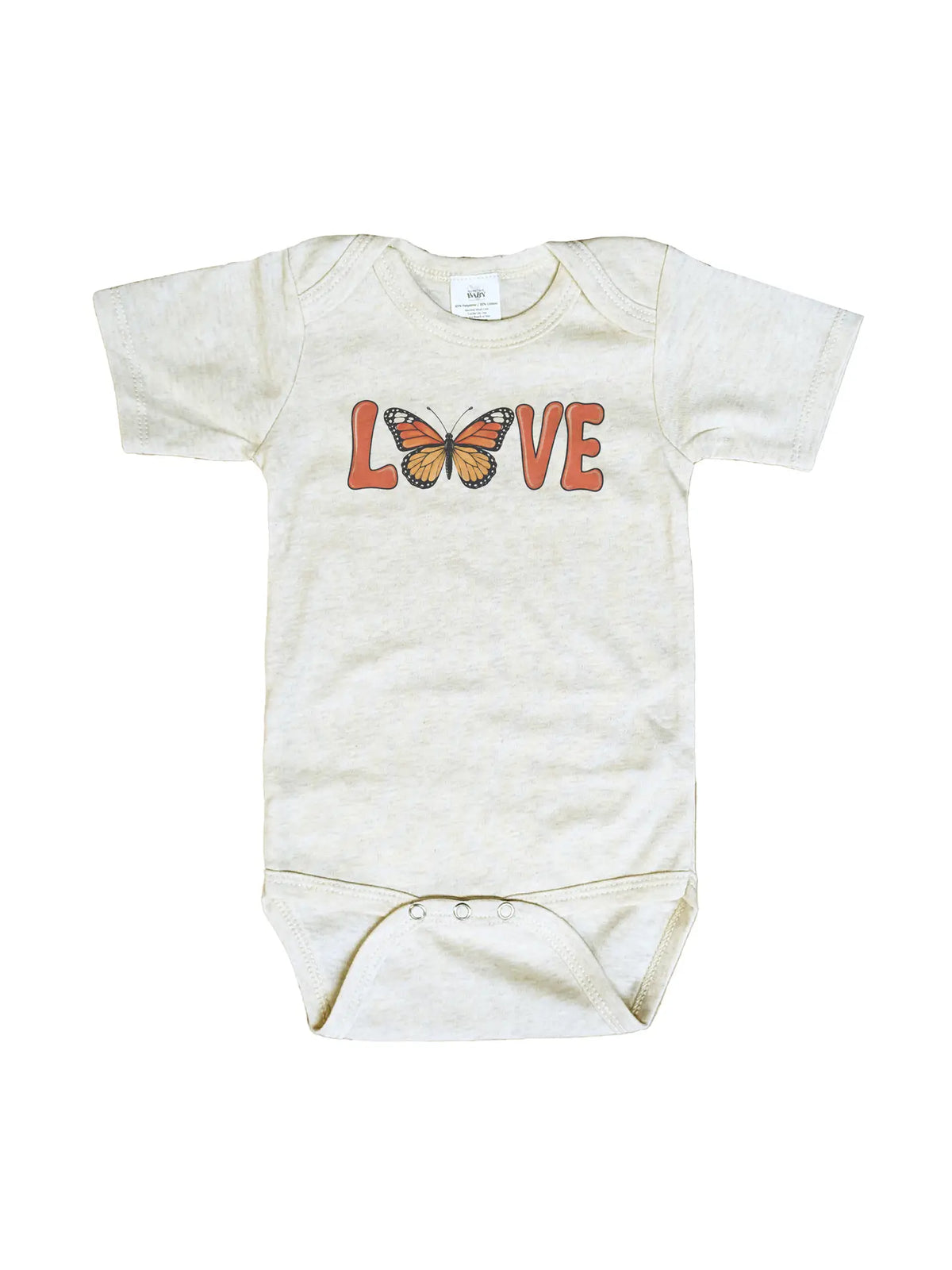Love Is Like A Butterfly Monarch Onesie