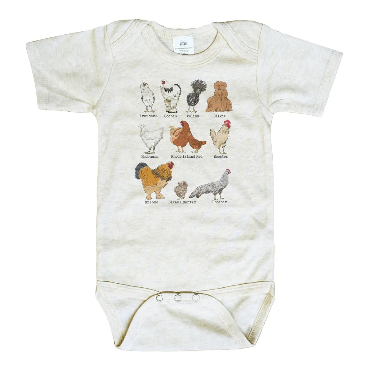 Chicken Breeds Onesie
