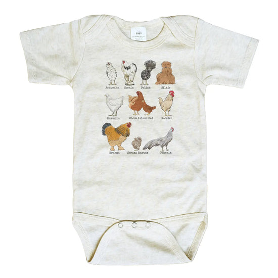 Chicken Breeds Onesie