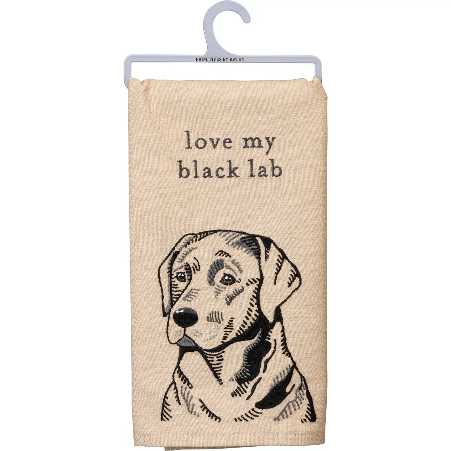 Love My Black Lab Kitchen Towel