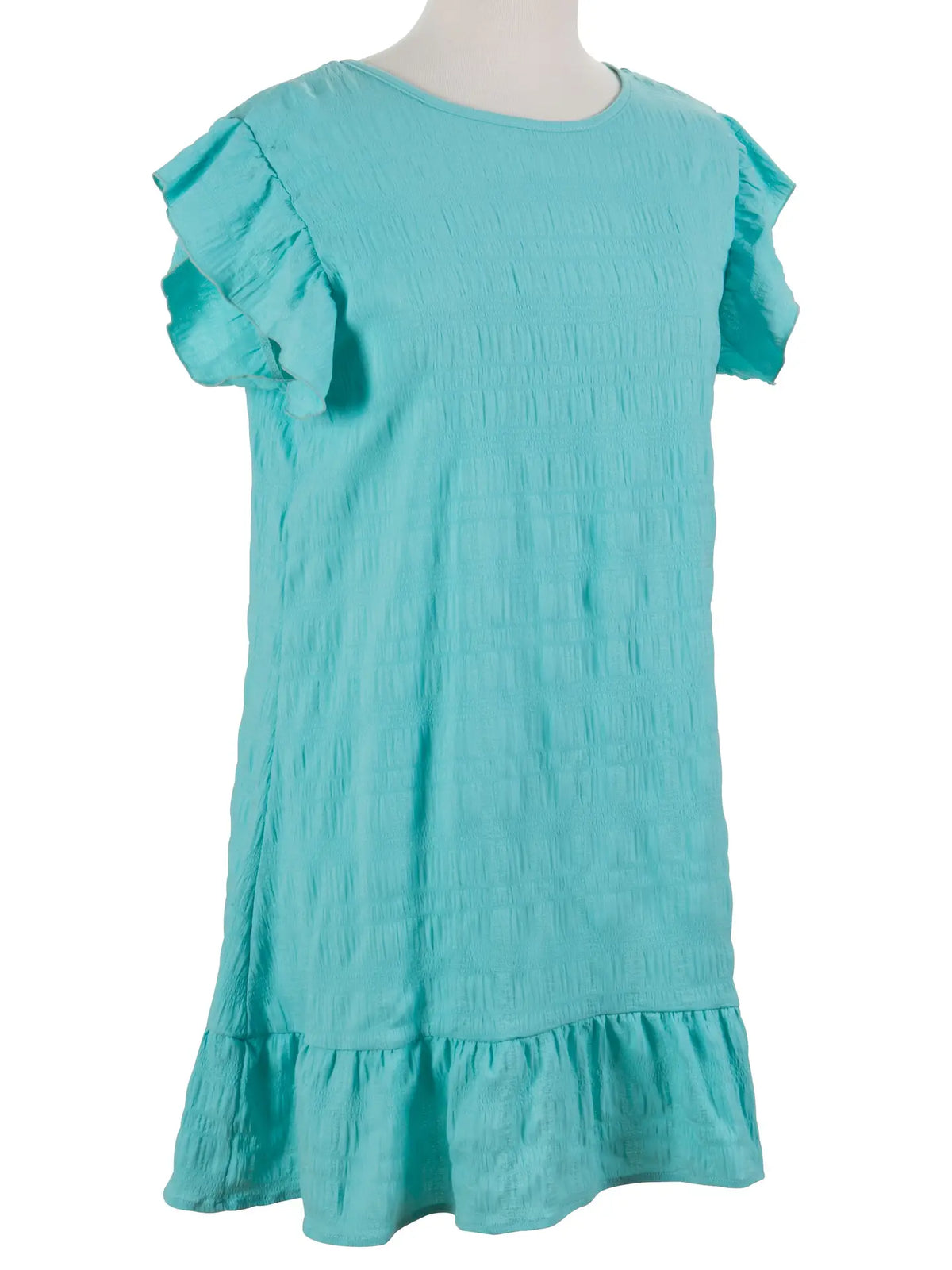 Ruffle Dress/Tunic with Peek-a-Boo Back