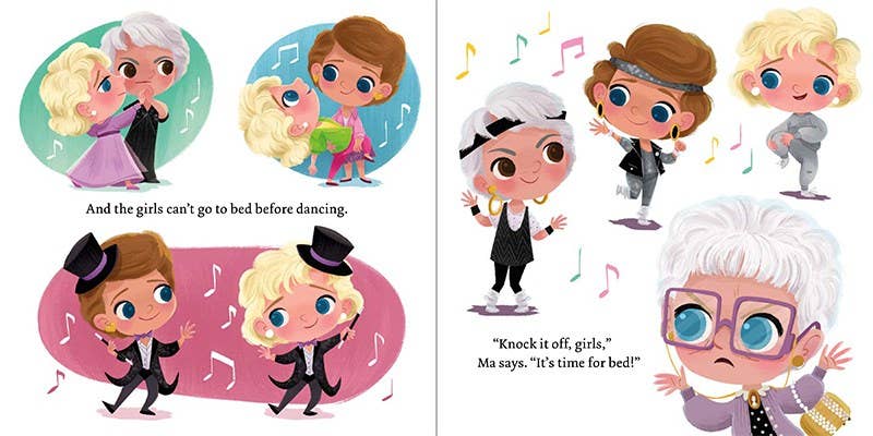 The Golden Girls: Goodnight Girls Board Book