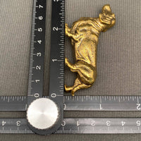Brass Dachshund Desktop Ornament