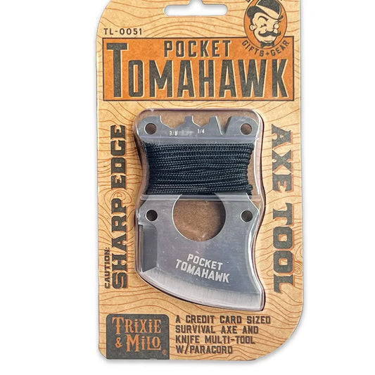 Pocket Tomahawk Survival Tool w/ Paracord Rope
