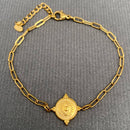18K Gold-Plated Evil Eye Bracelet