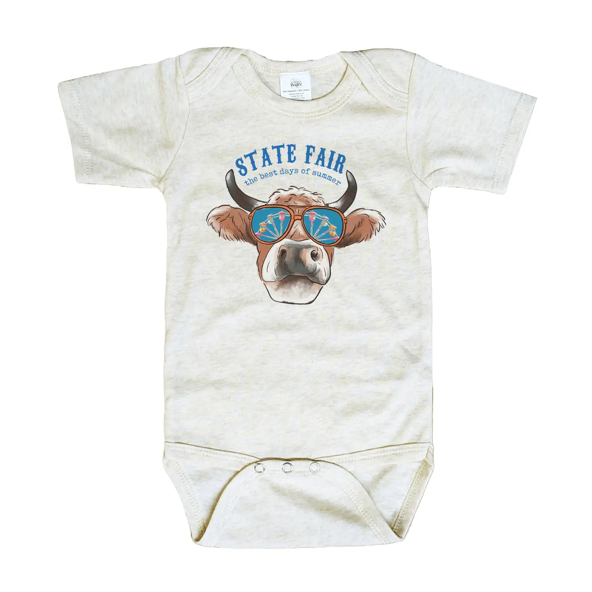 County State Fair Fun Cow Onesie