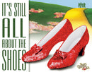 Wizard of Oz "About the Shoes" Tin Sign