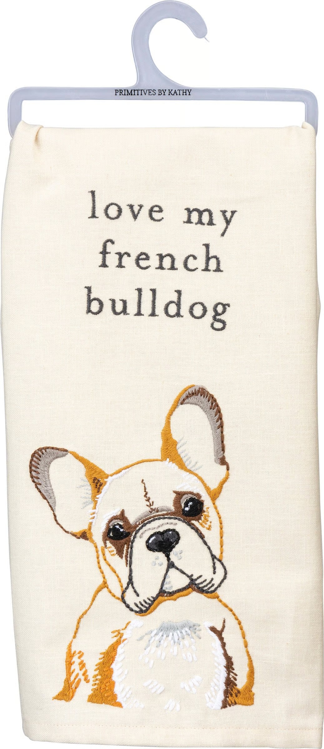 Love My French Bulldog Kitchen Towel