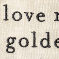 Love My Golden Retriever Kitchen Towel