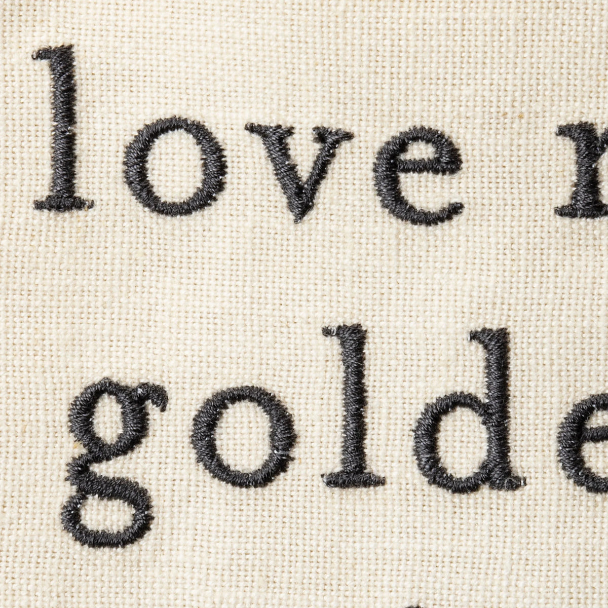 Love My Golden Retriever Kitchen Towel
