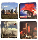 Dallas Stone Coaster Set
