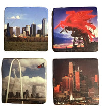 Dallas Stone Coaster Set