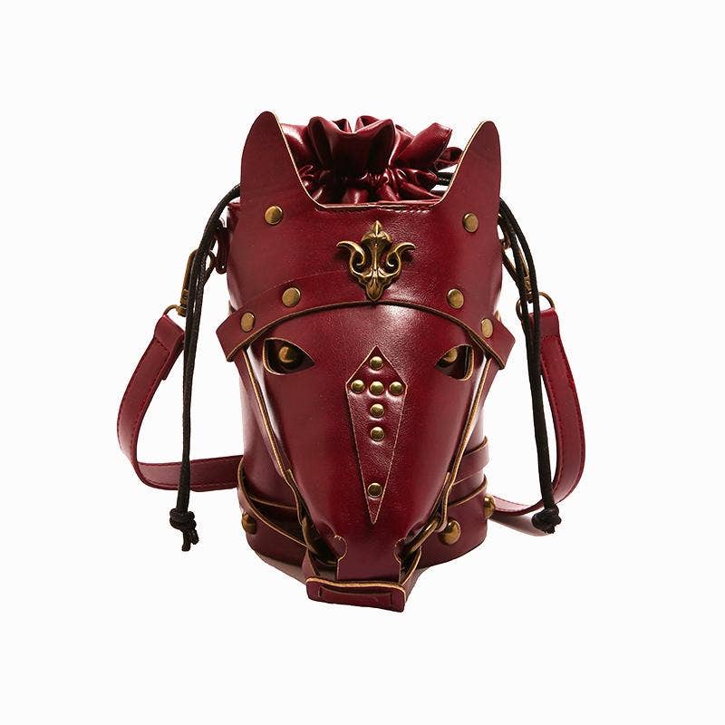 Horse Bucket Bag Punk Animals Crossbody Bag